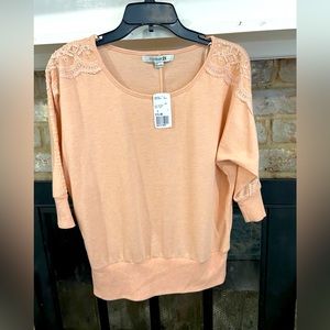 NWT Forever 21 light pink/peachy top